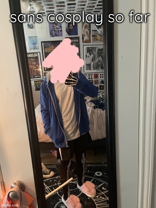 sans cosplay so far | made w/ Imgflip meme maker