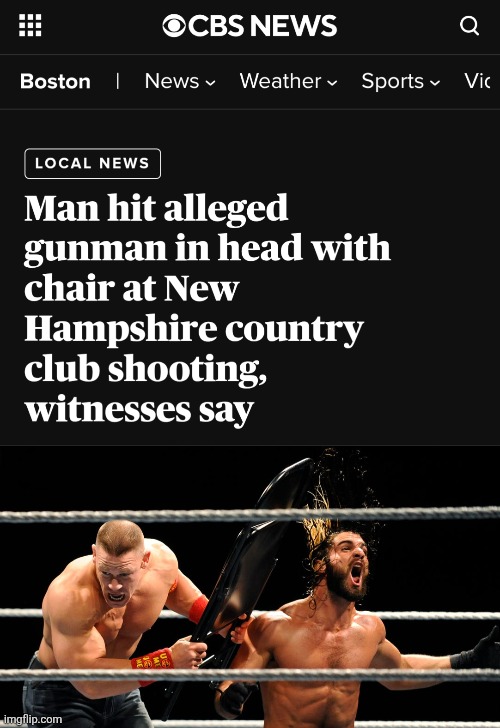 Wrestler chair | image tagged in wrestler,chair | made w/ Imgflip meme maker