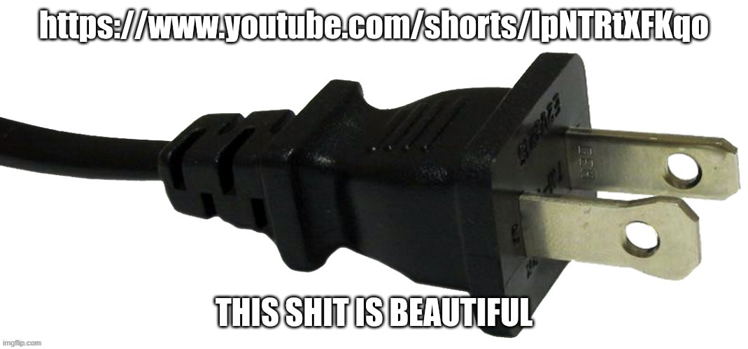 HEY WAIT A SECOND ISNT THAT A HUMAN | https://www.youtube.com/shorts/lpNTRtXFKqo; THIS SHIT IS BEAUTIFUL | image tagged in plug | made w/ Imgflip meme maker