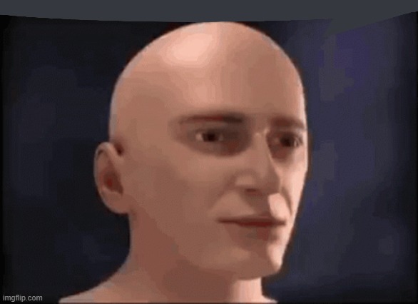 bald npc | made w/ Imgflip meme maker