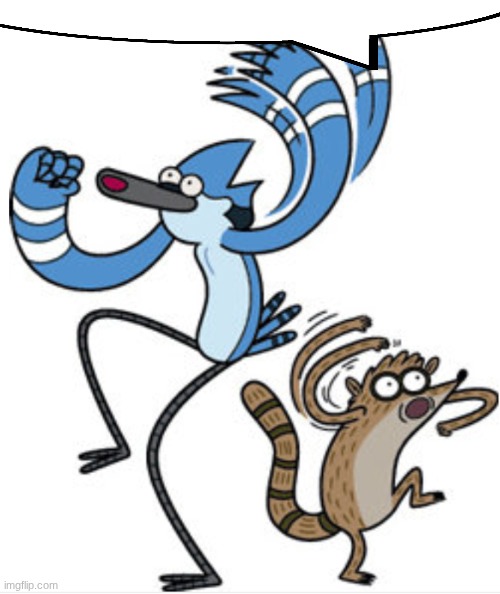 Mordecai and Rigby "OOOOOOHHHHH!!!!!" | image tagged in mordecai and rigby oooooohhhhh | made w/ Imgflip meme maker