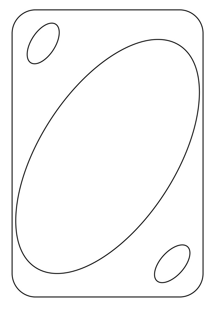 Blank UNO card Blank Meme Template