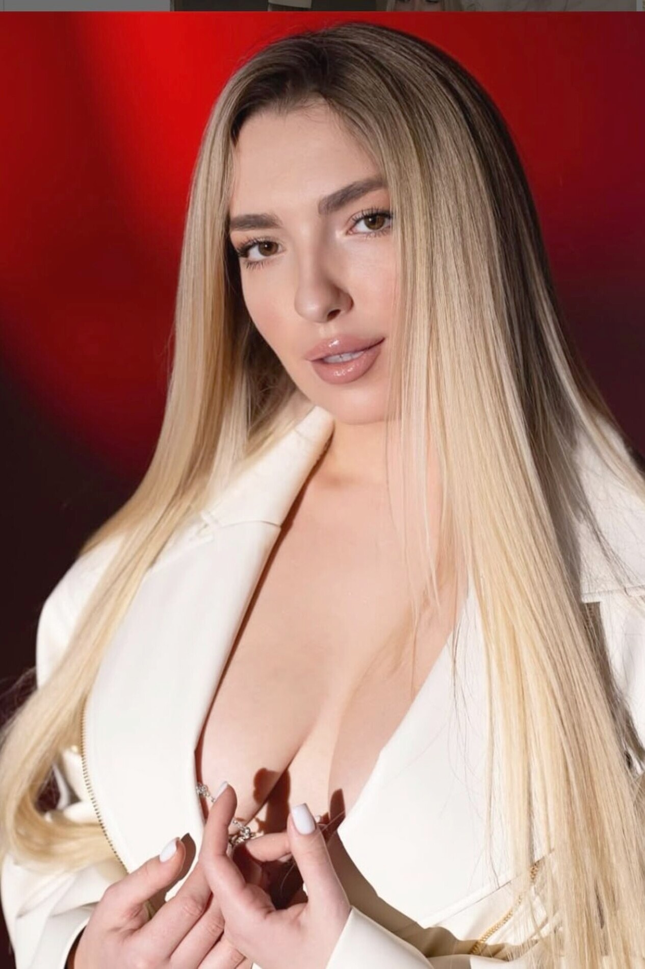 White Slavic Girl Blank Meme Template