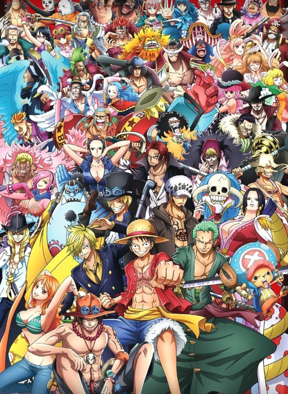 High Quality One piece group picture Blank Meme Template