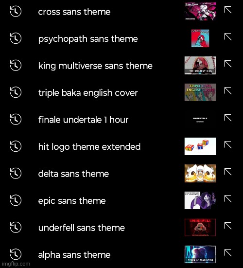 W or L search history | made w/ Imgflip meme maker