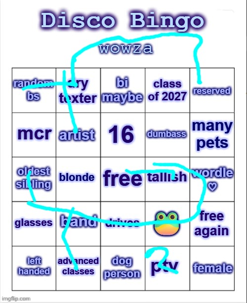Disco bingo but uhhh something | image tagged in disco bingo but uhhh something | made w/ Imgflip meme maker