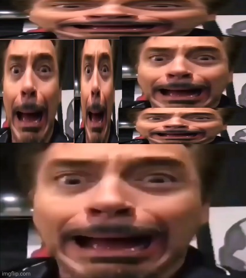 Robert Downey Jr Screaming | image tagged in robert downey jr screaming | made w/ Imgflip meme maker