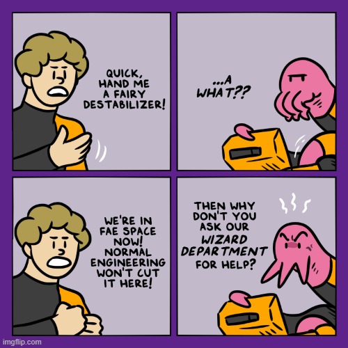 image tagged in stars,fairy,destabilizer,engineering,wizard,department | made w/ Imgflip meme maker