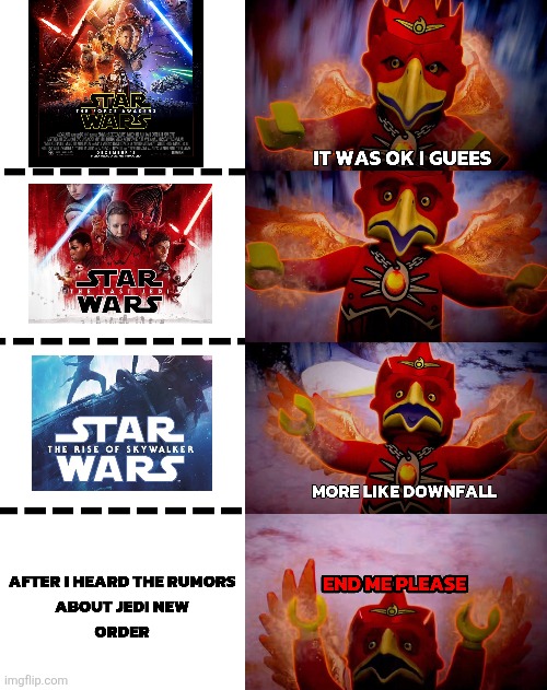 ME WATCHING STAR WARS SEQUEL TRILOGY | image tagged in meme,flinx,star wars,disney,relatable | made w/ Imgflip meme maker