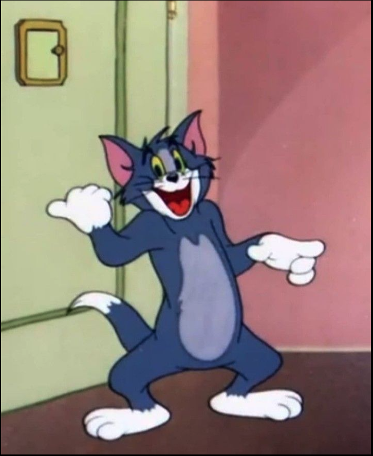 Tom pointing Blank Meme Template