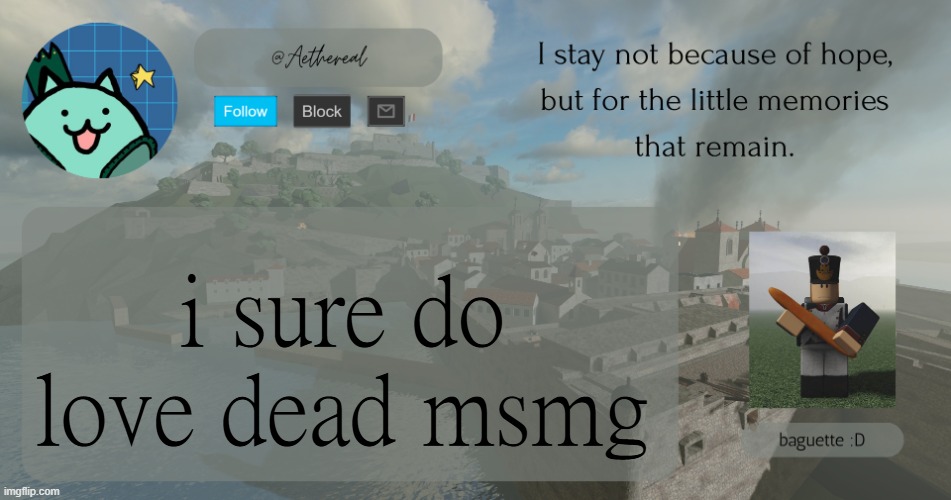 hey. | i sure do love dead msmg | image tagged in hey | made w/ Imgflip meme maker