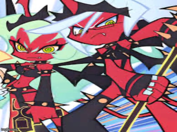 LOVE Scanty and Kneesocks’ new choker outfits! | image tagged in panty and stocking,outfits,scanty and kneesocks | made w/ Imgflip meme maker