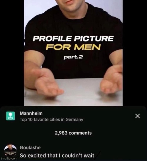 Profile picture for men | made w/ Imgflip meme maker