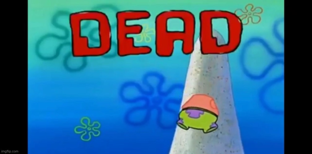 Patrick Star head asplode | image tagged in patrick star dead | made w/ Imgflip meme maker
