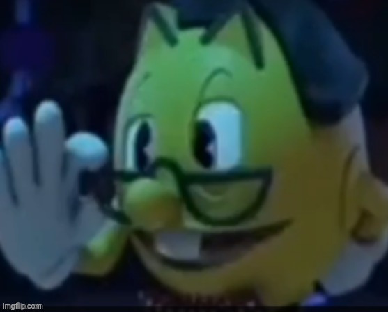 PAC-MAN NERD FACE | image tagged in pac-man nerd face | made w/ Imgflip meme maker