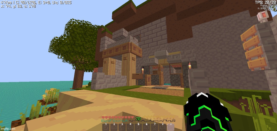 Rating my base out of 10 | image tagged in memes,minecraft,bases,ratings | made w/ Imgflip meme maker