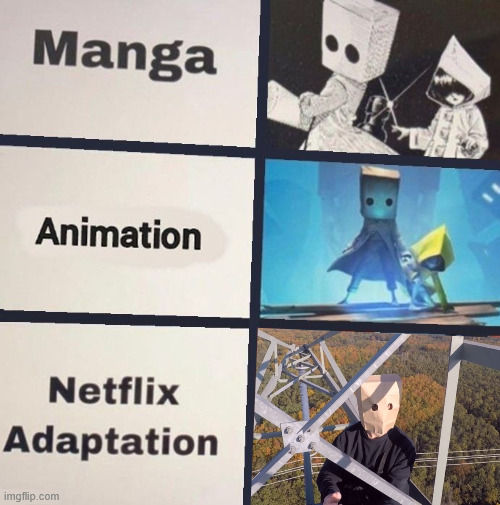 Evolutuin of Little Nightmares 2 | image tagged in little nightmares 2,gaming,memes,lattice climbing,climbing,mono | made w/ Imgflip meme maker
