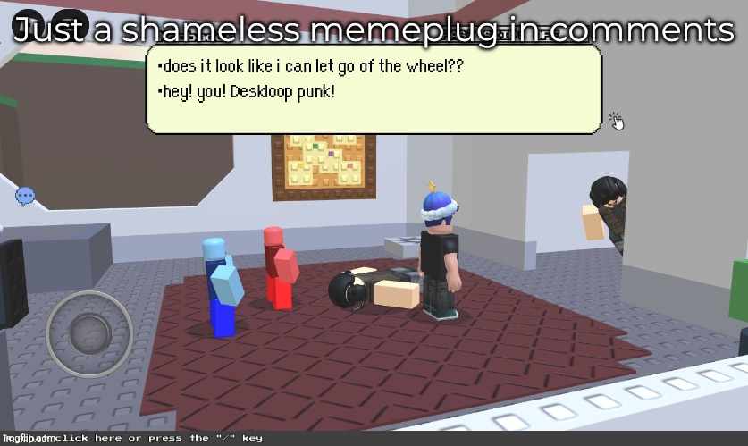 block@tales | Just a shameless memeplug in comments | image tagged in block tales | made w/ Imgflip meme maker