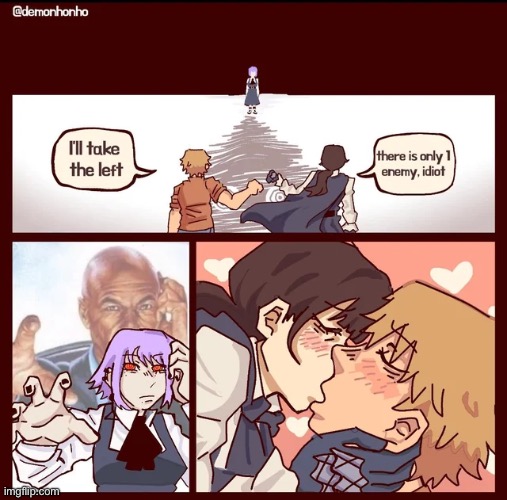 image tagged in memes,shitpost,chainsaw bear,manga | made w/ Imgflip meme maker