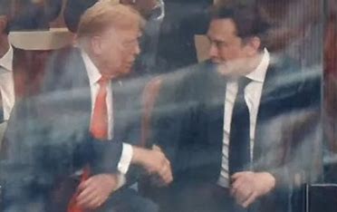 Trump and Musk make up at Charlie Kirk memorial Blank Meme Template