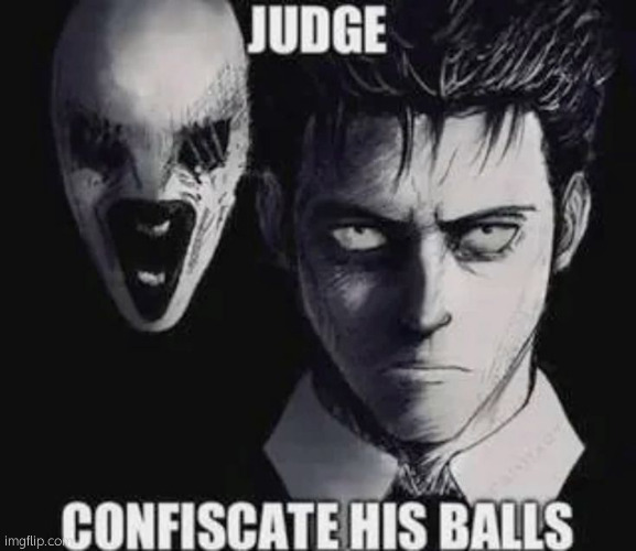 Absolutely insane image pull | image tagged in judge confiscate his balls | made w/ Imgflip meme maker