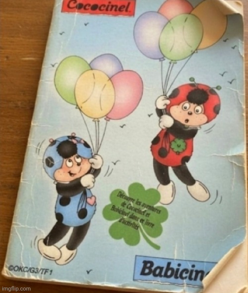 Cococinel &  Babicinel 1992 (Cocomiel) activity book | image tagged in cococinel | made w/ Imgflip meme maker