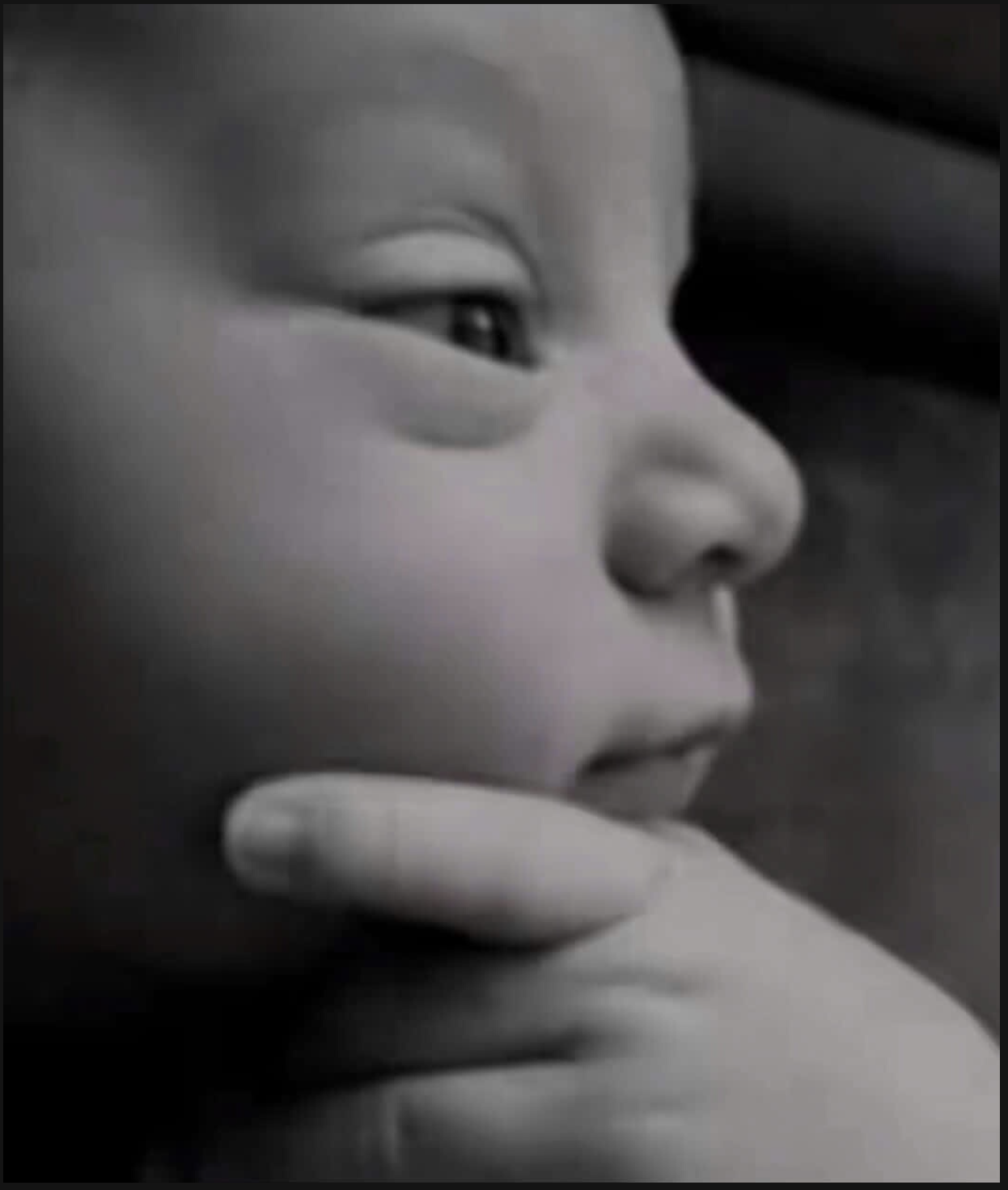 Thinking baby Blank Meme Template