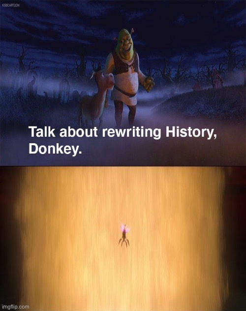 Shrek and Donkey impressed of King Candy (Turbo)’s death | image tagged in shrek and donkey impressed of villains defeat | made w/ Imgflip meme maker