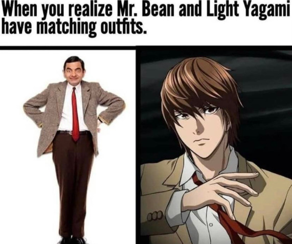 Mr. Bean and Light Blank Meme Template