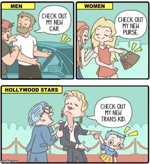 Is it something in the water? | image tagged in men,women,hollywood,hollywood liberals,trans,possessed | made w/ Imgflip meme maker