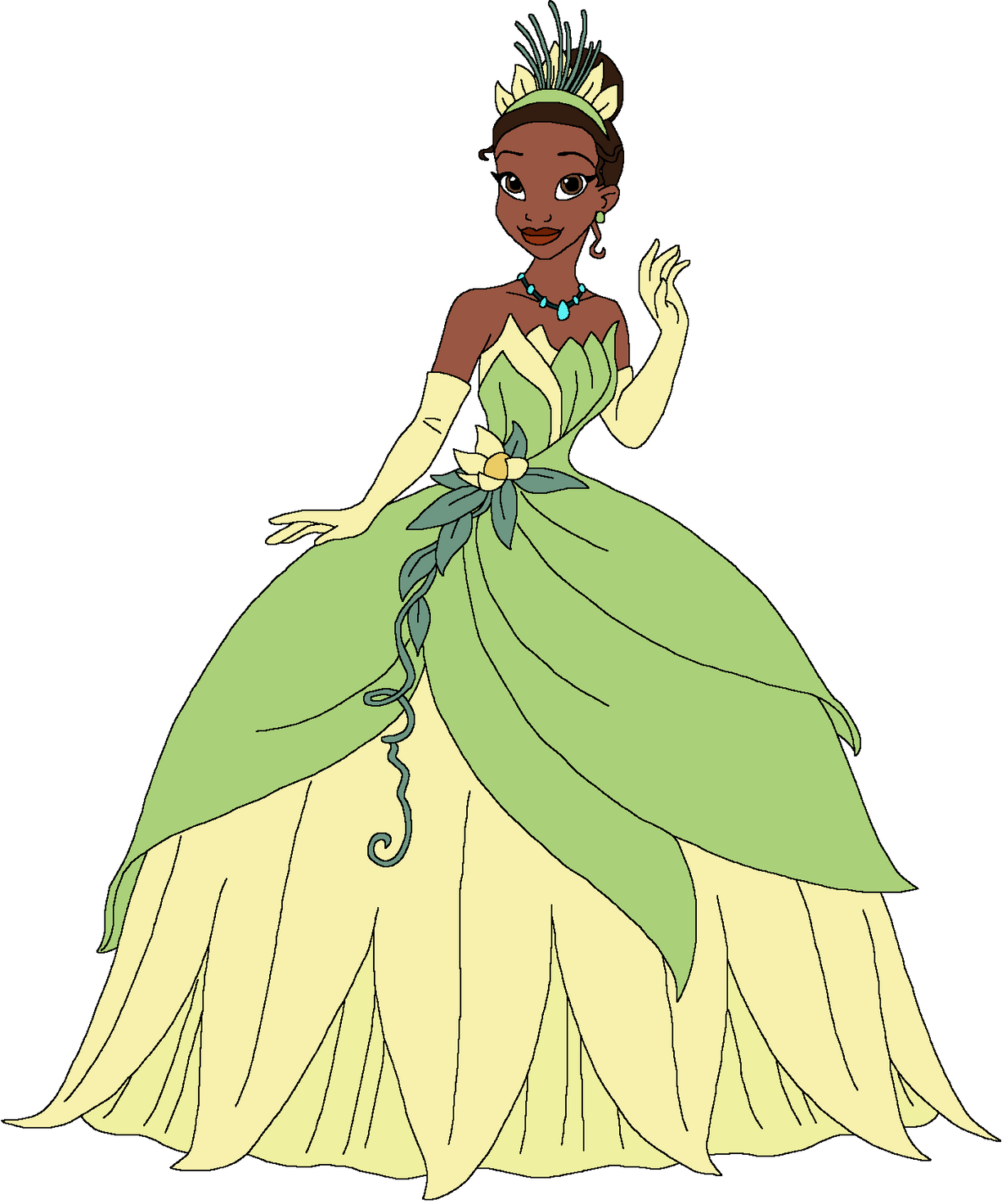 Princess Tiana Blank Meme Template