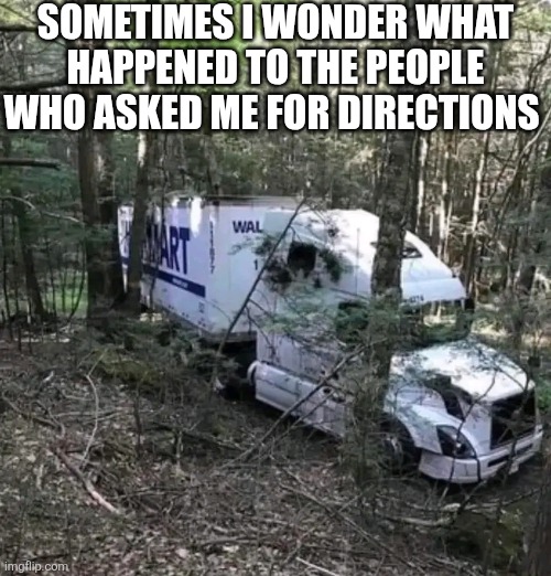 Sometimes I Wonder What Happened To The People Who Asked Me For Directions | SOMETIMES I WONDER WHAT HAPPENED TO THE PEOPLE WHO ASKED ME FOR DIRECTIONS | image tagged in chris joines | made w/ Imgflip meme maker