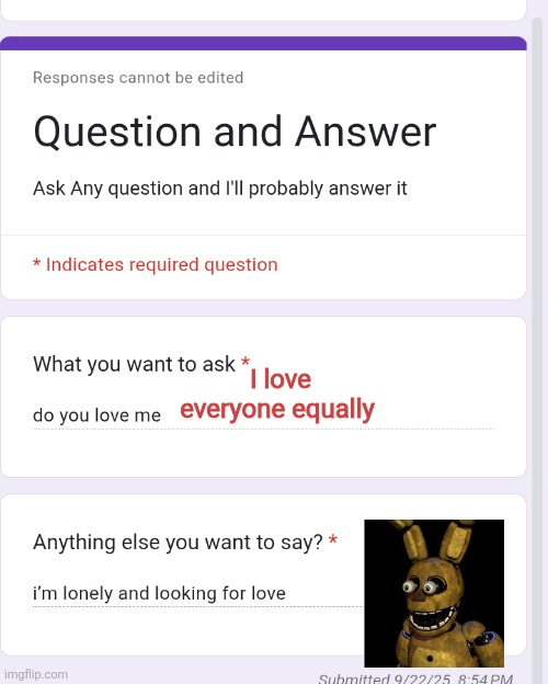 I love everyone equally | made w/ Imgflip meme maker