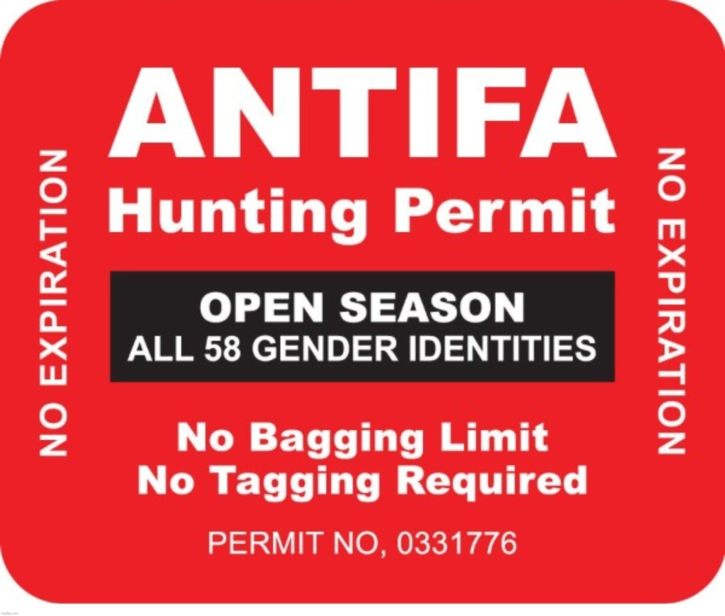It's Official: Antifa Designated a Domestic Terrorist Organization | image tagged in antifa,furry hunting license,open season,hunting season,sjw triggered,super_triggered | made w/ Imgflip meme maker
