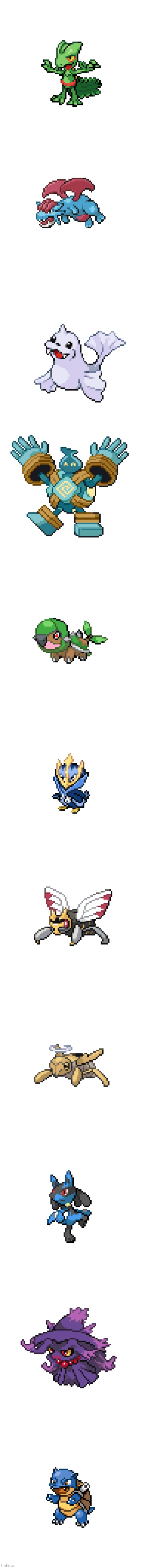 Random babified fully evolved Pokemon (fully evolved Pokemon fused with their unevolved forms) | made w/ Imgflip meme maker