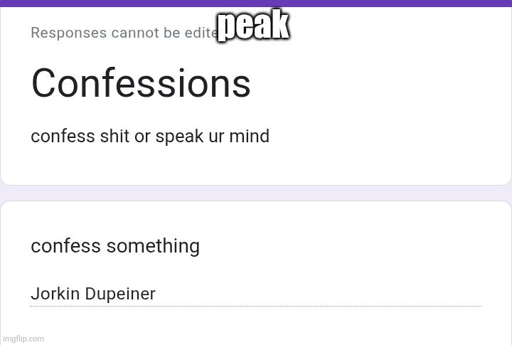 peak | made w/ Imgflip meme maker
