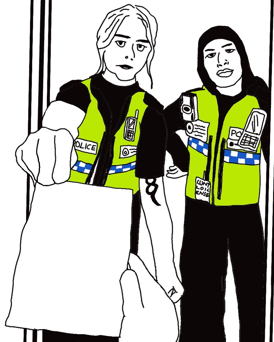 UK women police Blank Meme Template