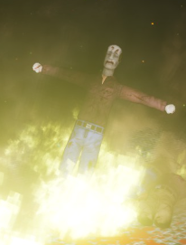 burning abiotic factor Blank Meme Template