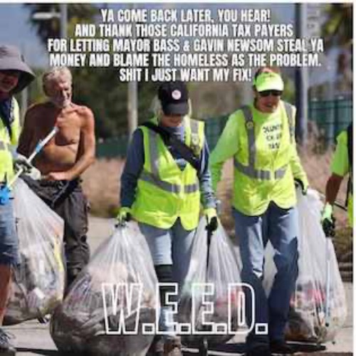 YA COME BACK | image tagged in trash,california,gavin newsom | made w/ Imgflip meme maker