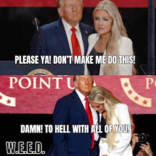 DON'T MAKE ME DO THIS | image tagged in erika kirk,trump,batman slapping robin | made w/ Imgflip meme maker