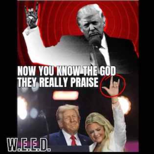 YOU KNOW WHO THEY PRAISE | image tagged in kirk | made w/ Imgflip meme maker