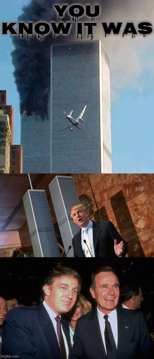 YOU KNOW IT WAS | YOU KNOW IT WAS | image tagged in september 11 2001,9/11,world trade center,twin towers,insidejob,release the files | made w/ Imgflip meme maker