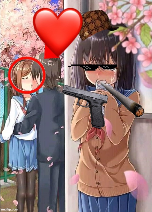 Anime crush | image tagged in anime crush | made w/ Imgflip meme maker