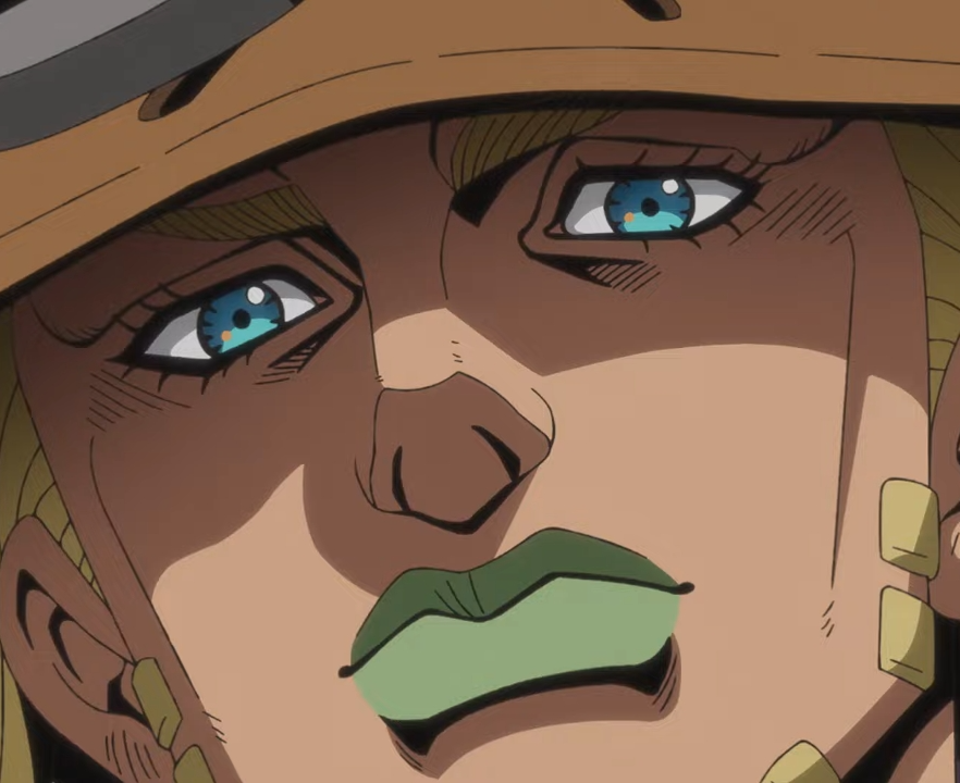 Gyro Zeppeli disgust Blank Meme Template