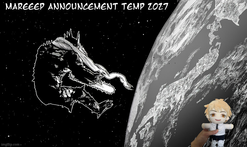 High Quality mareeep announcement temp 2x27 Blank Meme Template