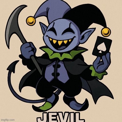 this is the most accurate thing ai has made (i put jevil in the ai generator) | made w/ Imgflip meme maker