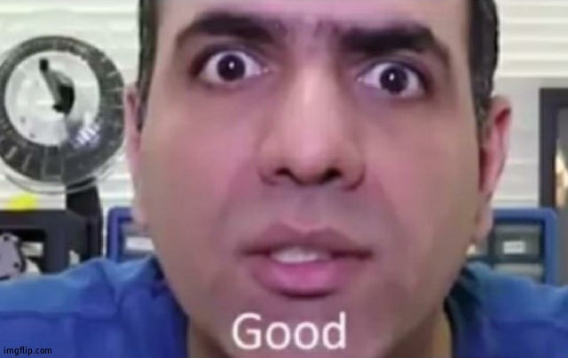 ElectroBOOM Good | image tagged in electroboom good | made w/ Imgflip meme maker