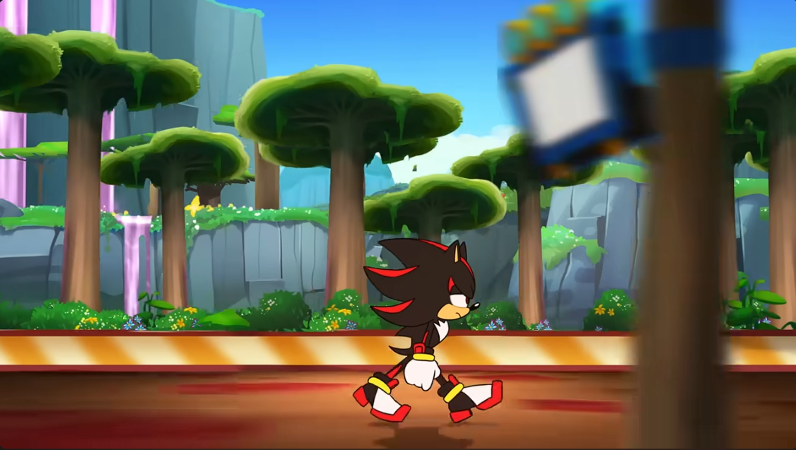 Angry Shadow Walking Blank Meme Template