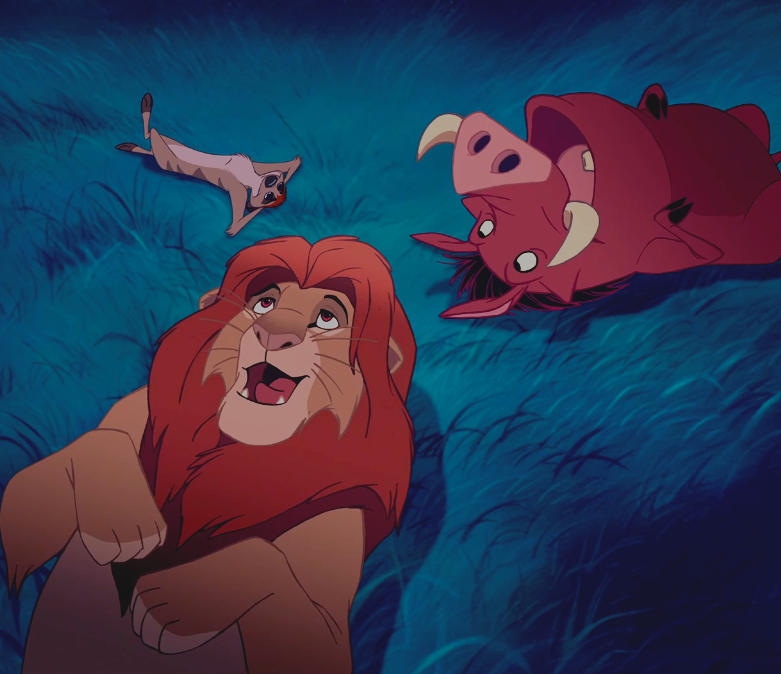Simba, Timon, Pumbaa Blank Meme Template