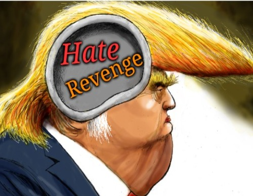 Trump's brain comic Blank Meme Template